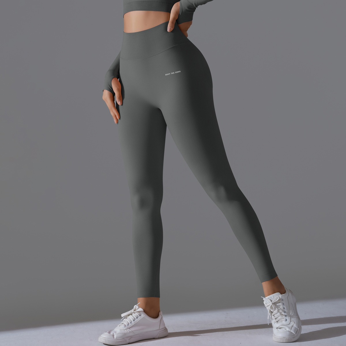 Devy the Odds Grey Gym Legging