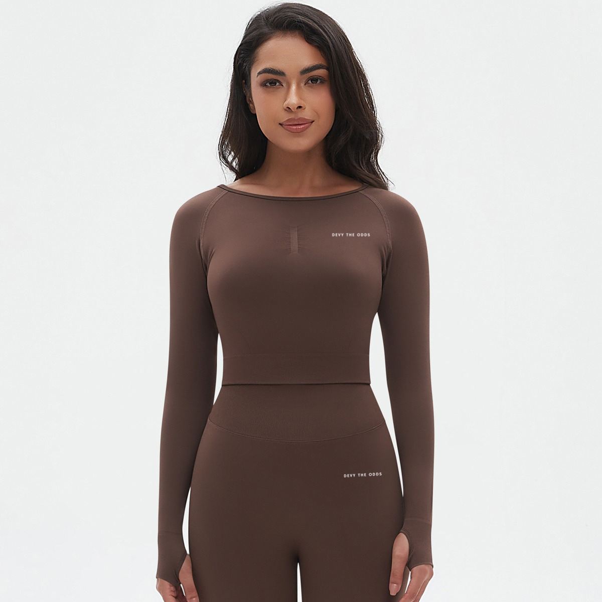 Devy the Odds Brown Gym Top