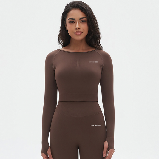 Devy the Odds Brown Gym Top