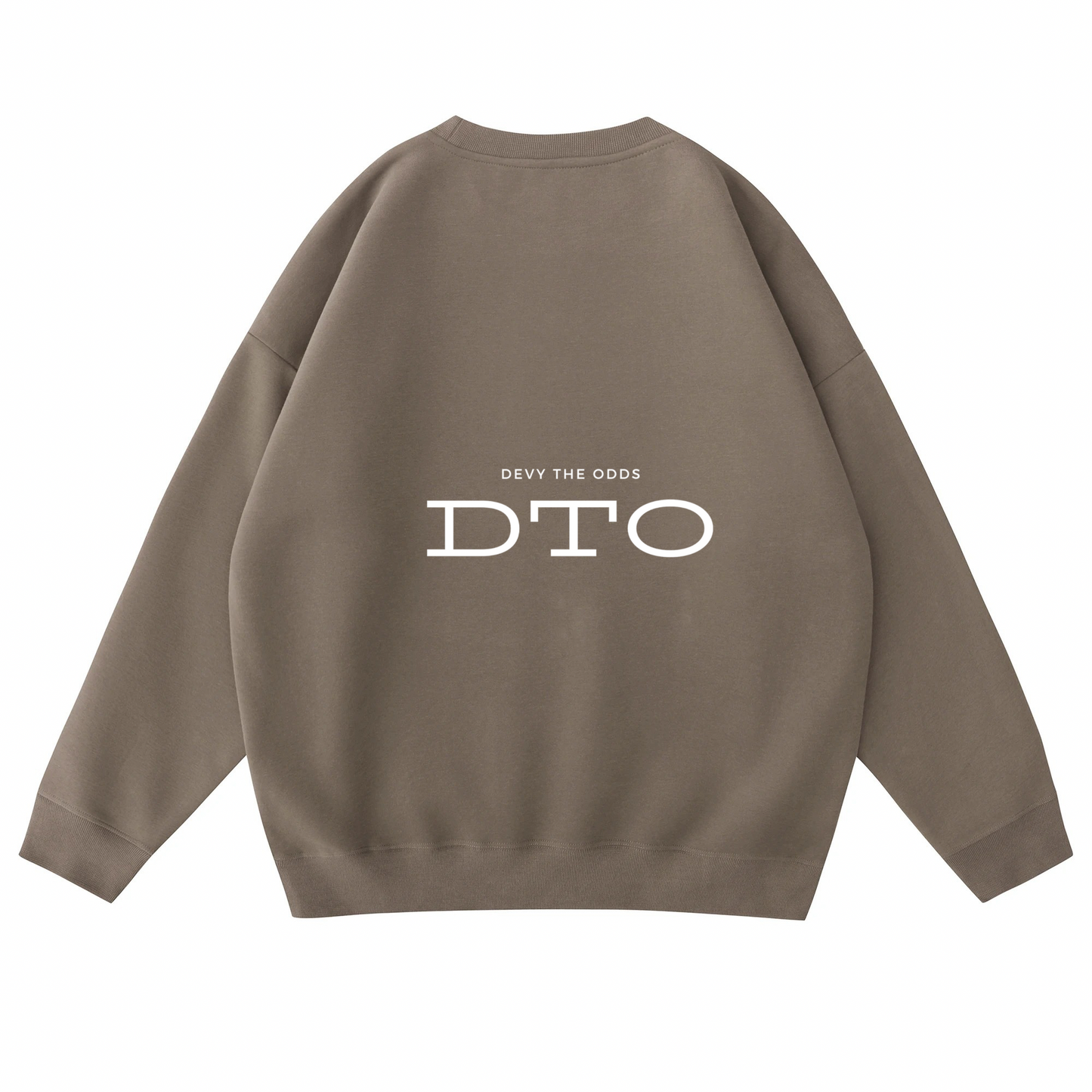 Devy The Odds Oversized Brown Sweater