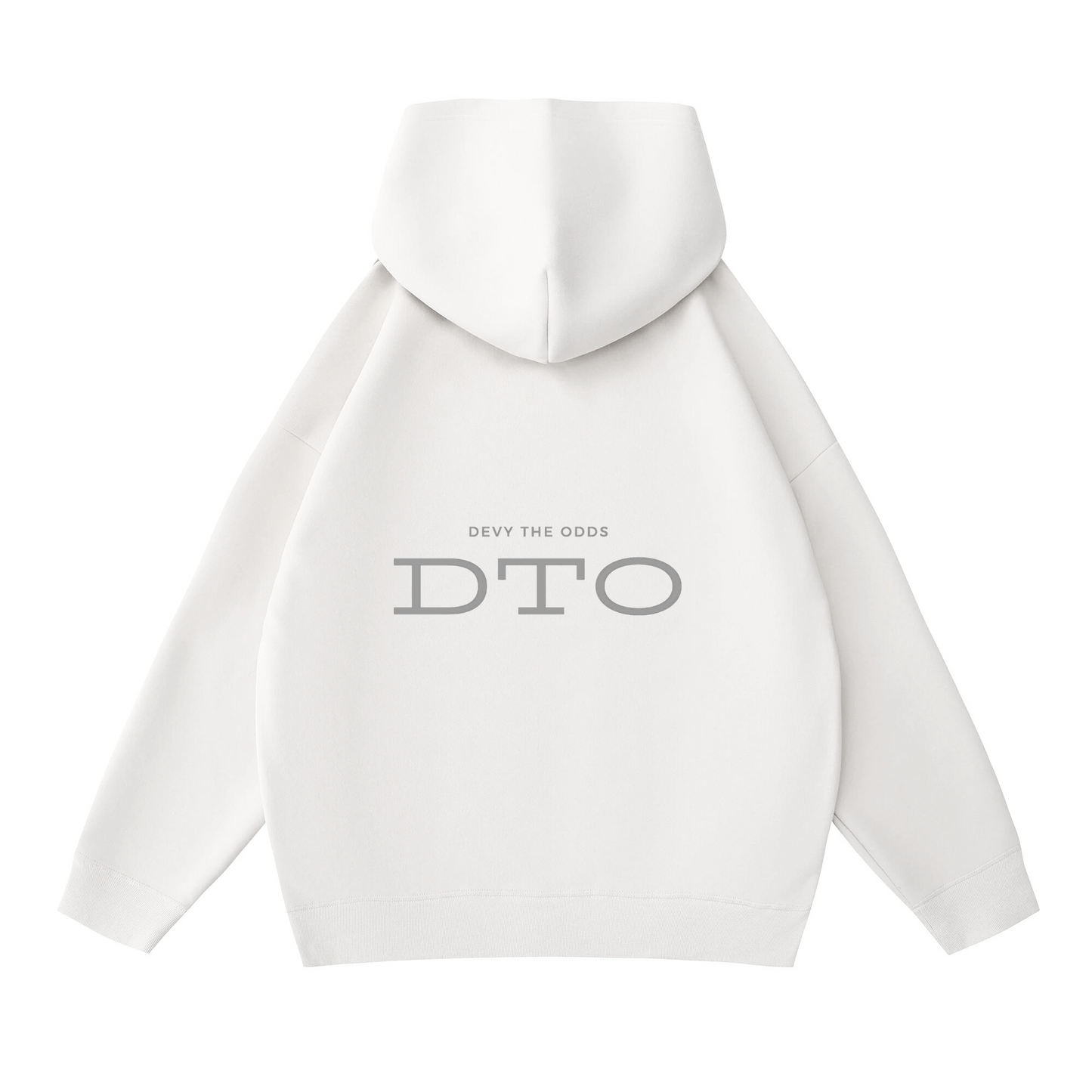 Devy The Odds Oversized White Hoodie