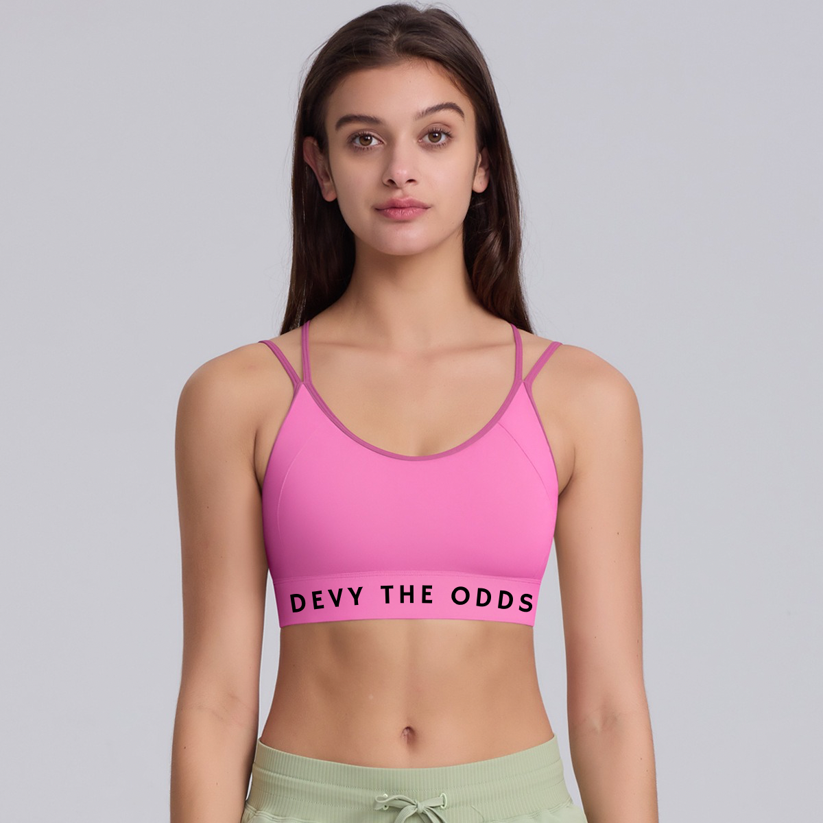 Devy the Odds Roze Gym Top