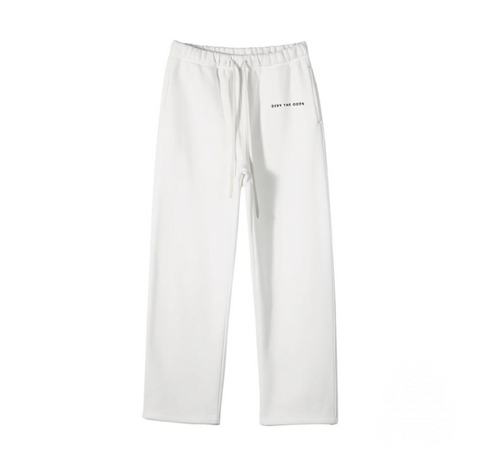 Devy The Odds Oversized White Wide Leg Pants