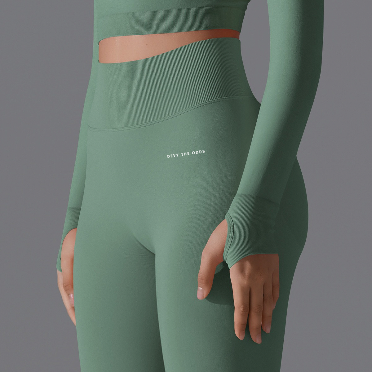 Devy the Odds Green Gym Legging