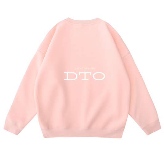 Devy The Odds Oversized Pink Sweater