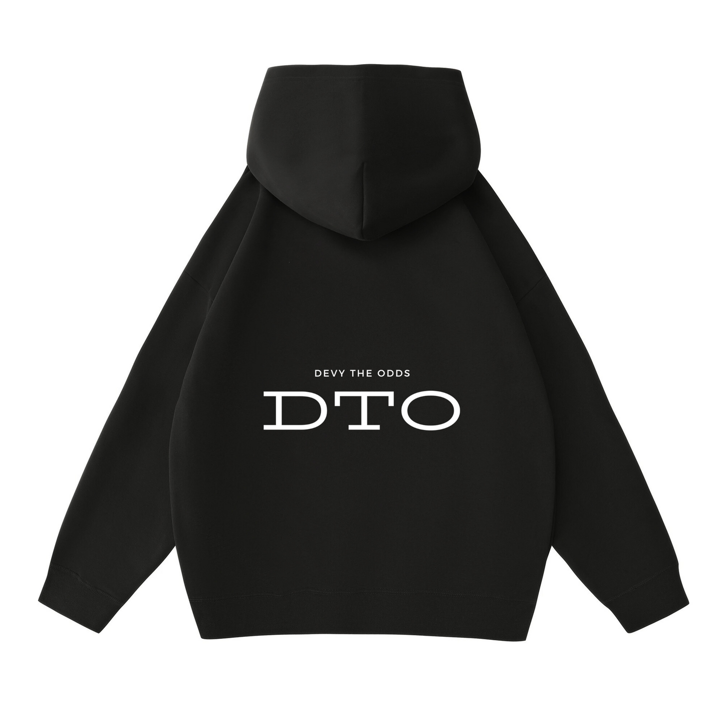 Devy The Odds Oversized Black Hoodie