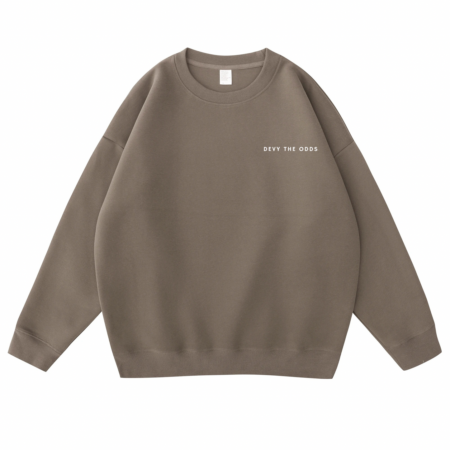 Devy The Odds Oversized Brown Sweater