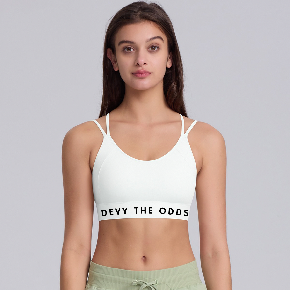 Devy the Odds White Gym Top