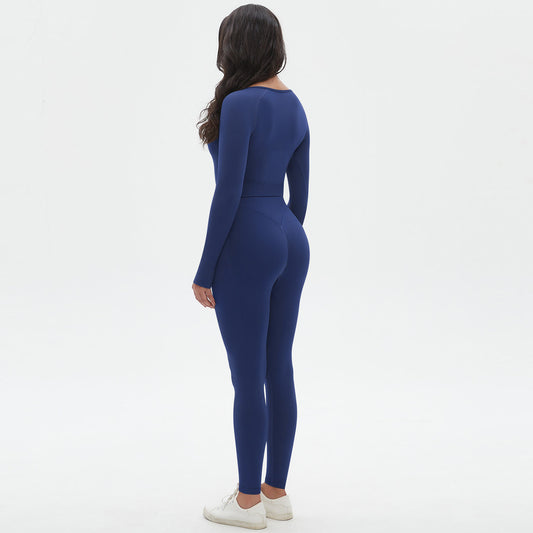 Devy the Odds Blue Long Gym Suit