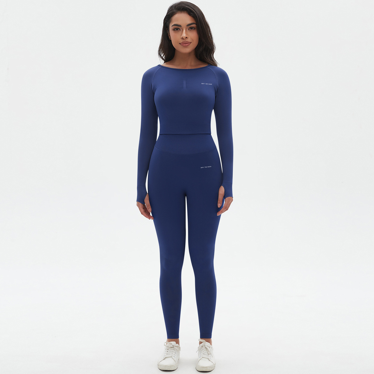 Devy the Odds Blauwe Long Gym Suit