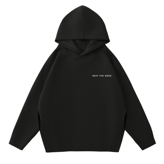 Devy The Odds Oversized Black Hoodie