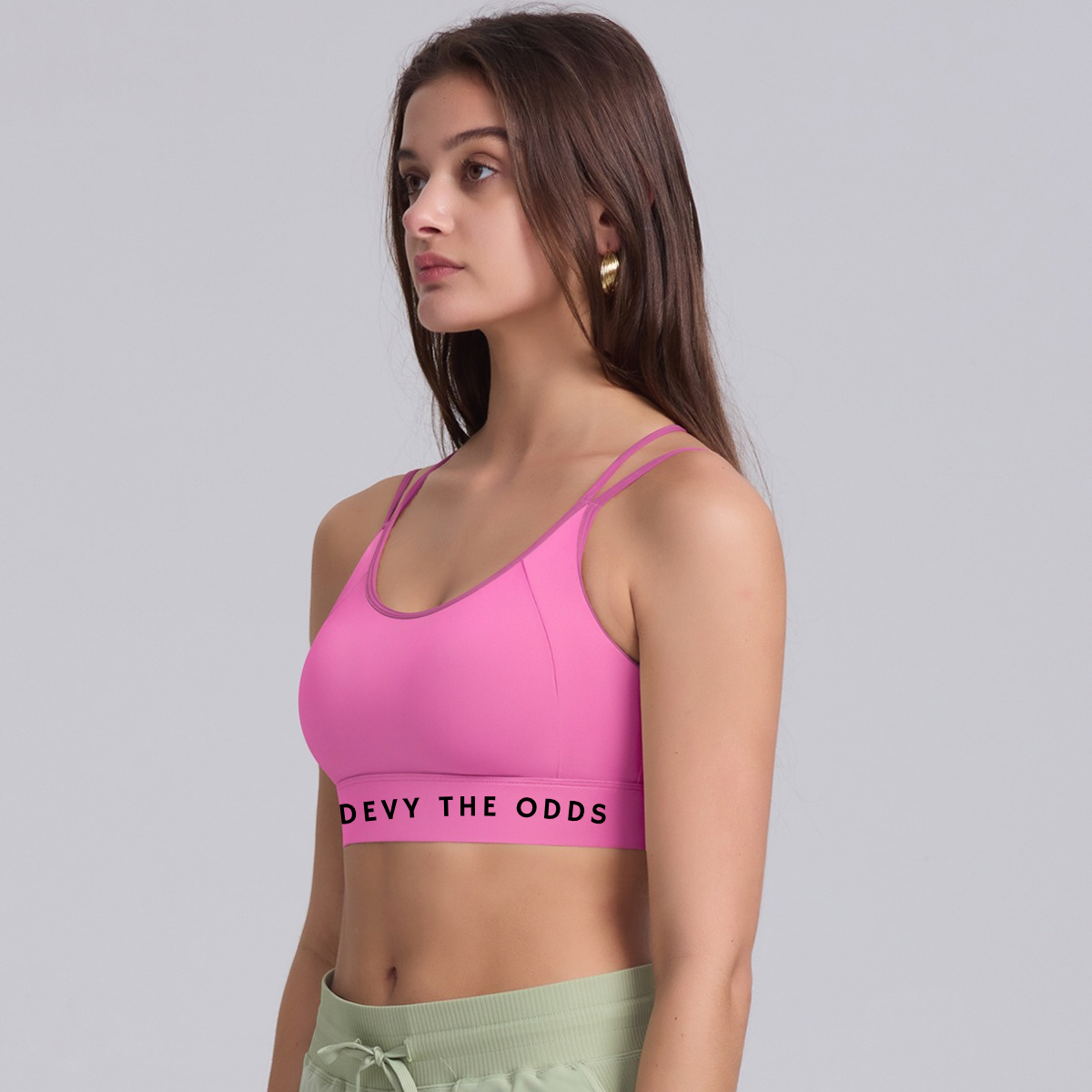 Devy the Odds Roze Gym Top