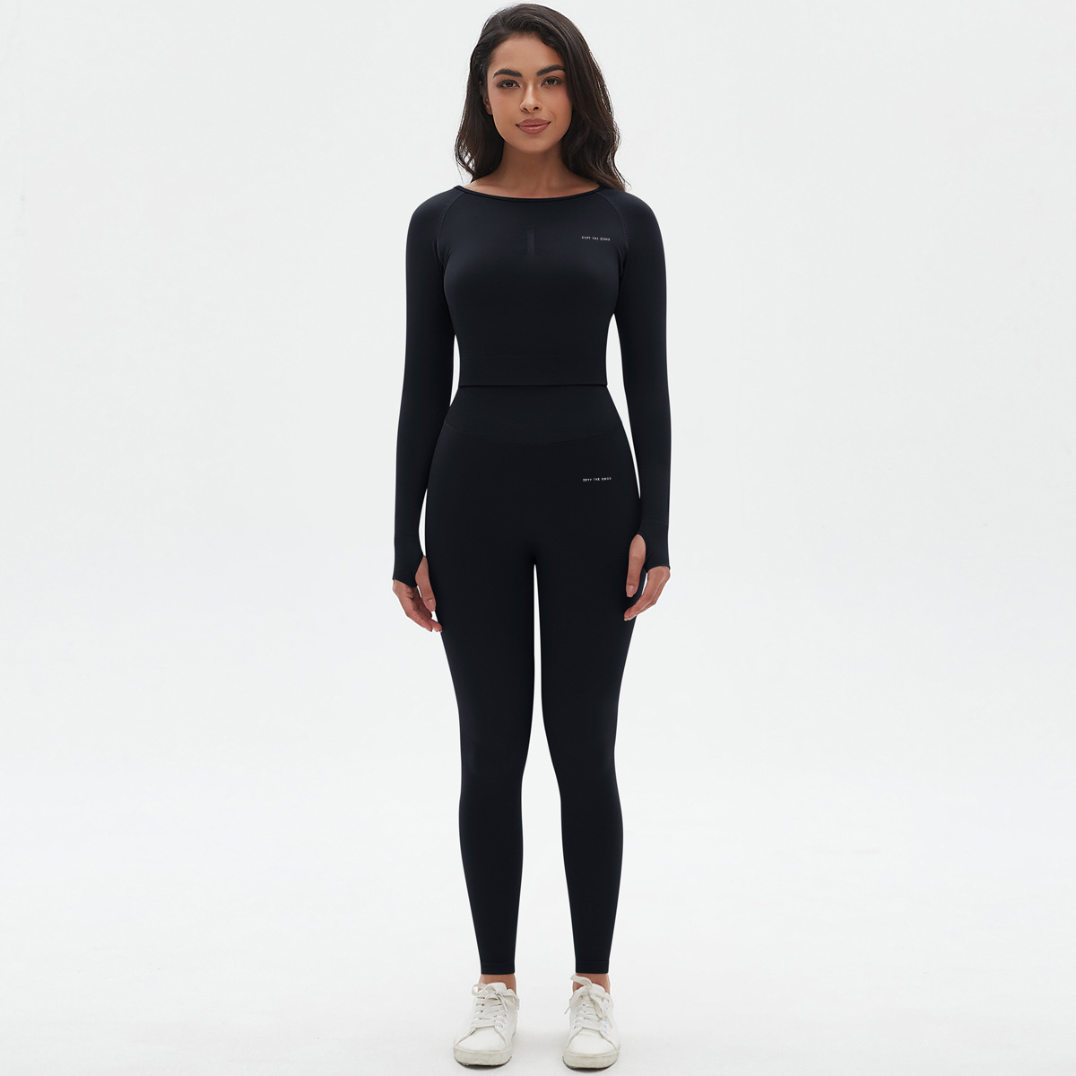 Devy the Odds Black Long Gym Suit