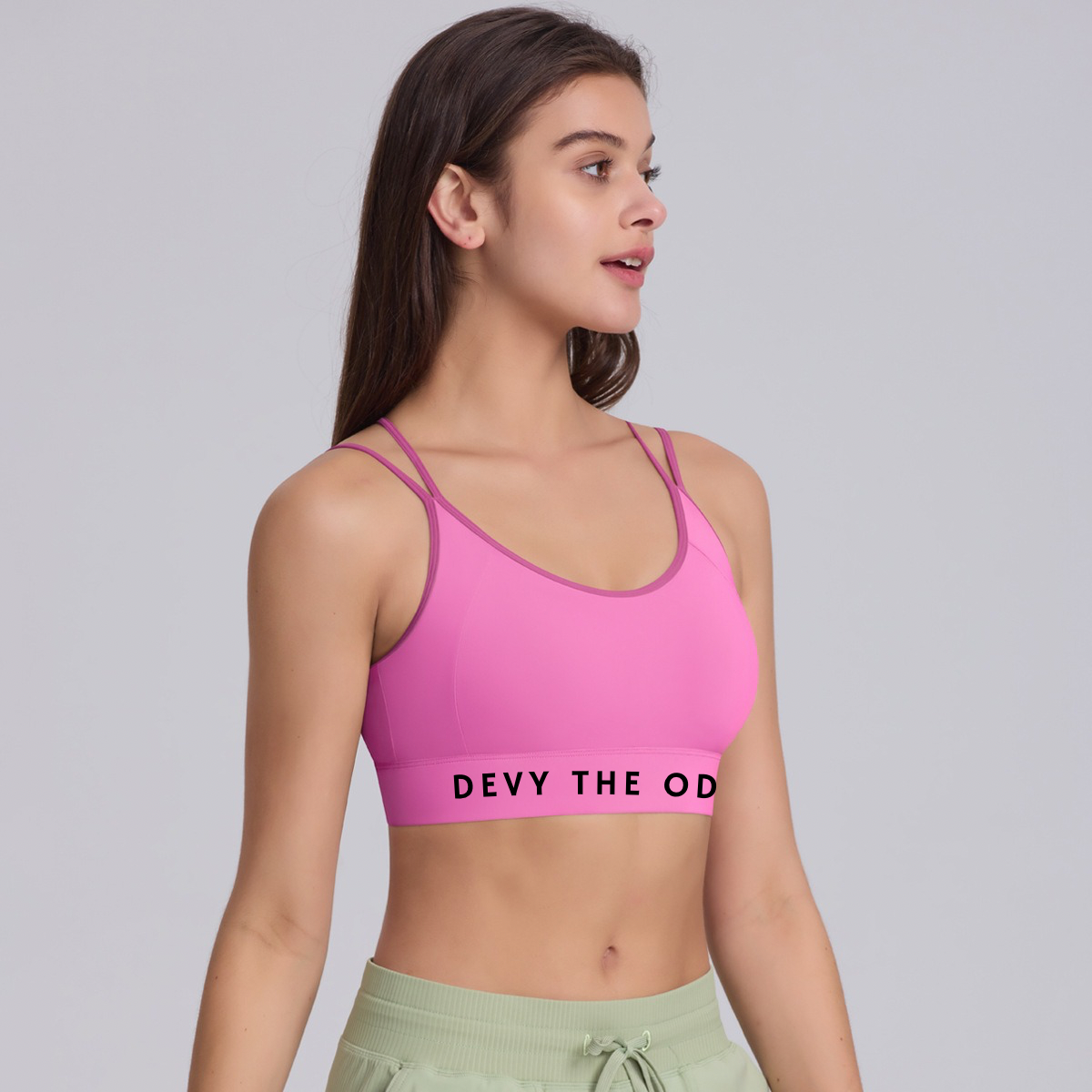 Devy the Odds Roze Gym Top